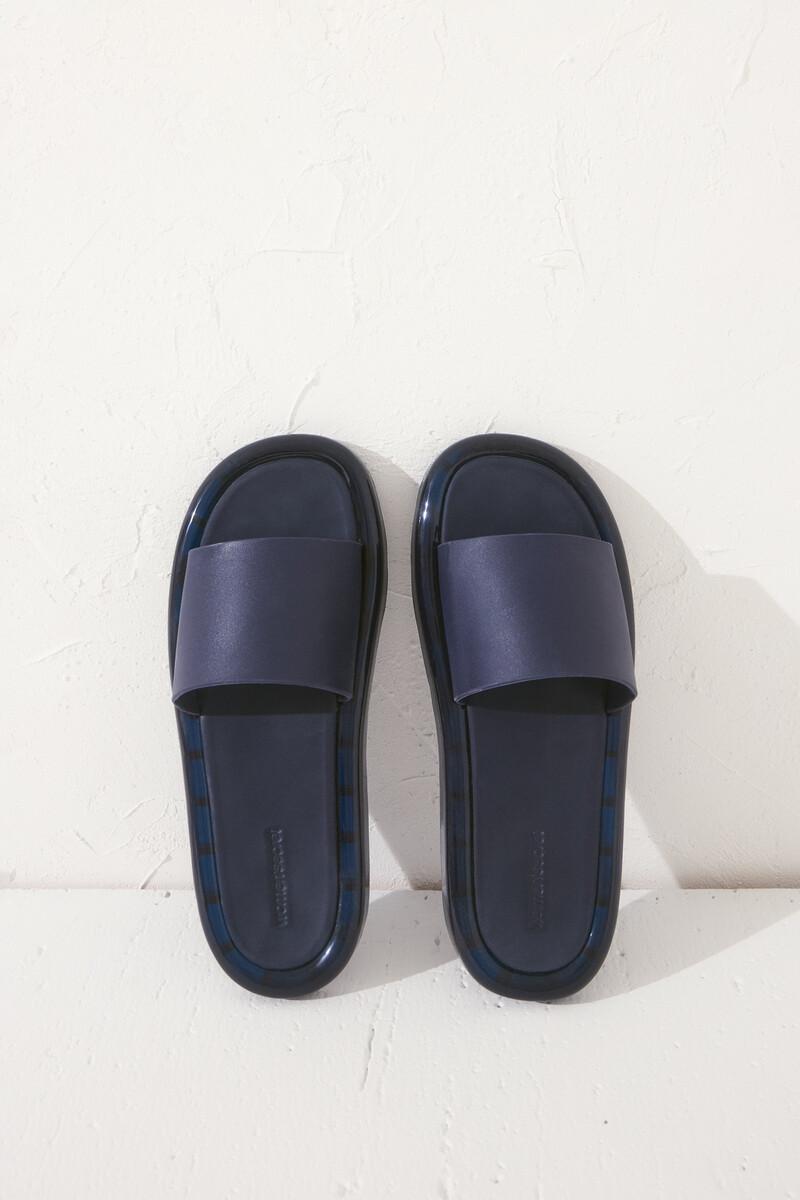 Women'secret Sandalias Tipo Pala Azul Navy