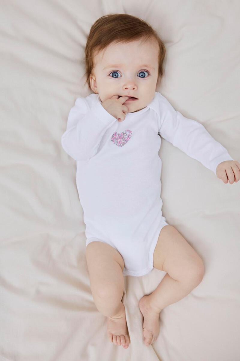 Women'secret Set 3 Bodys Corazón Bebé Niña