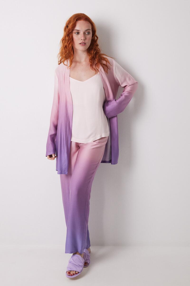 women'secret Set pijama largo satén degradado