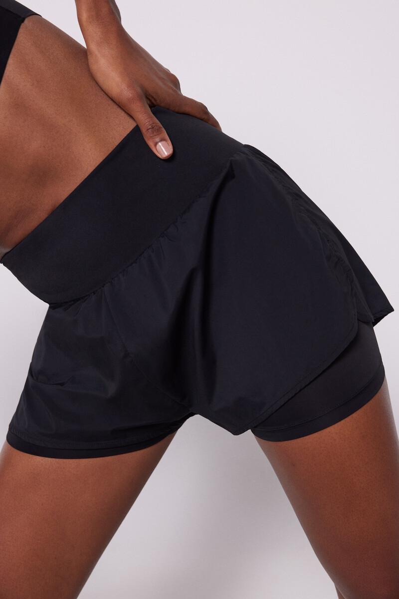 Women'secret Short Talle Alto Malla Negro