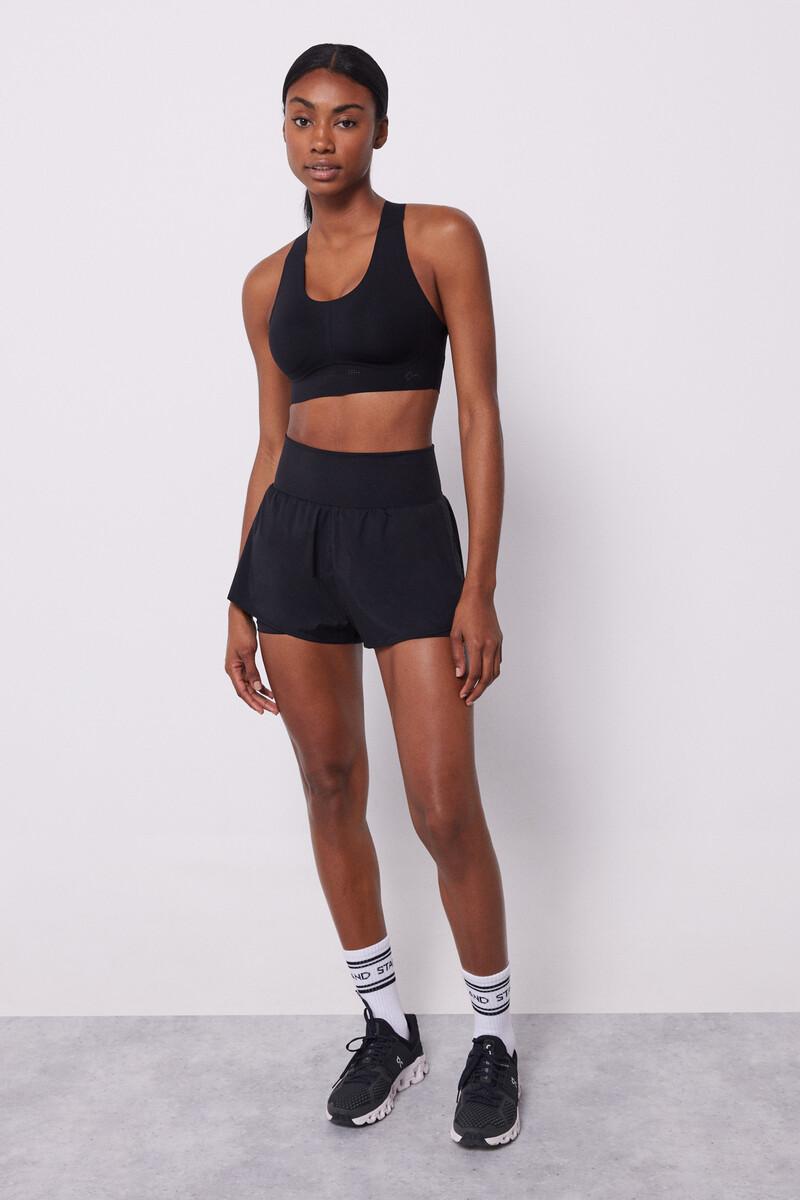 Women'secret Short Talle Alto Malla Negro