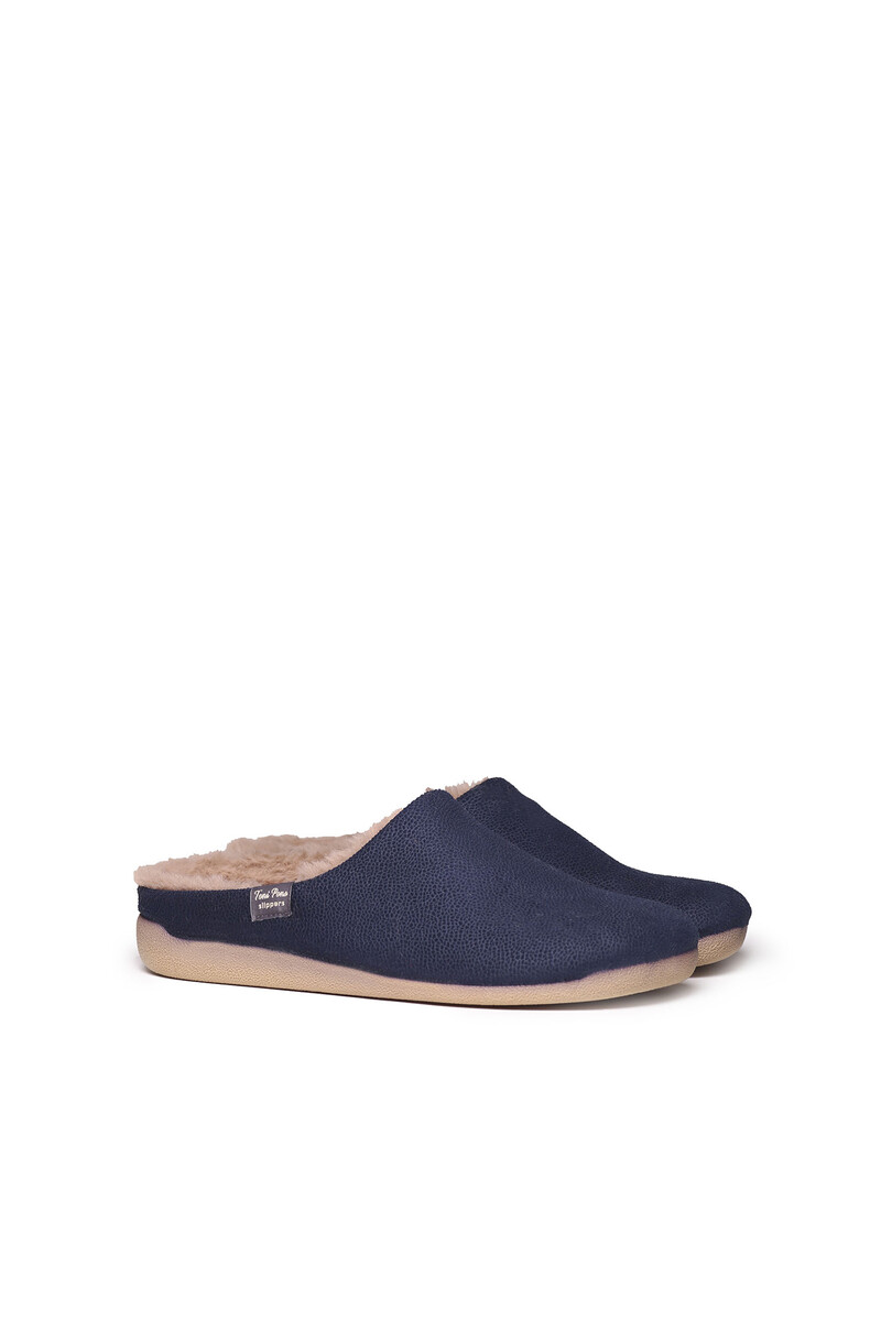 Women'secret Slippers Para Hombre En Tejido Azul