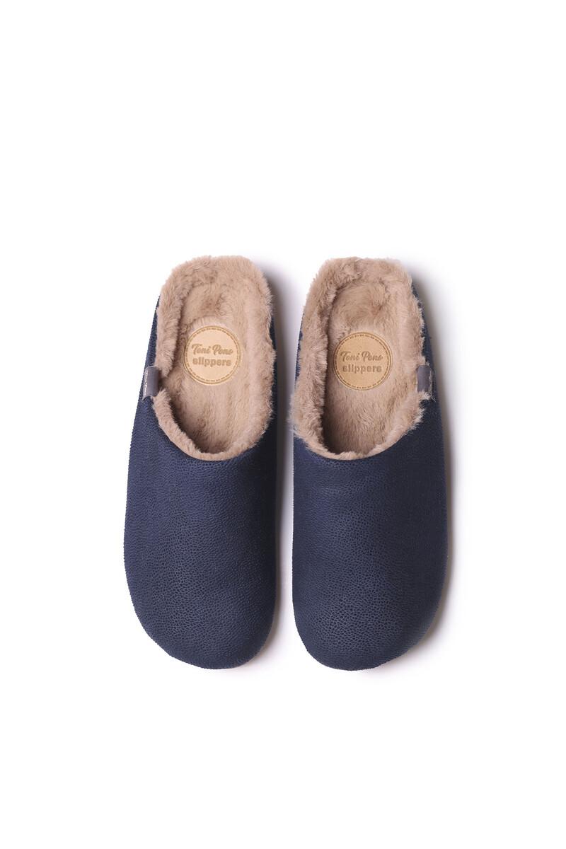 Women'secret Slippers Para Hombre En Tejido Azul