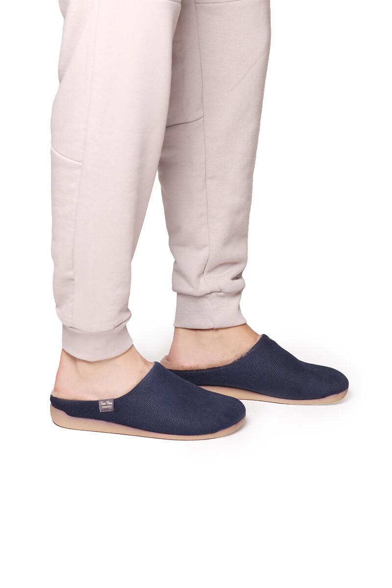 women'secret Slippers para hombre en tejido azul