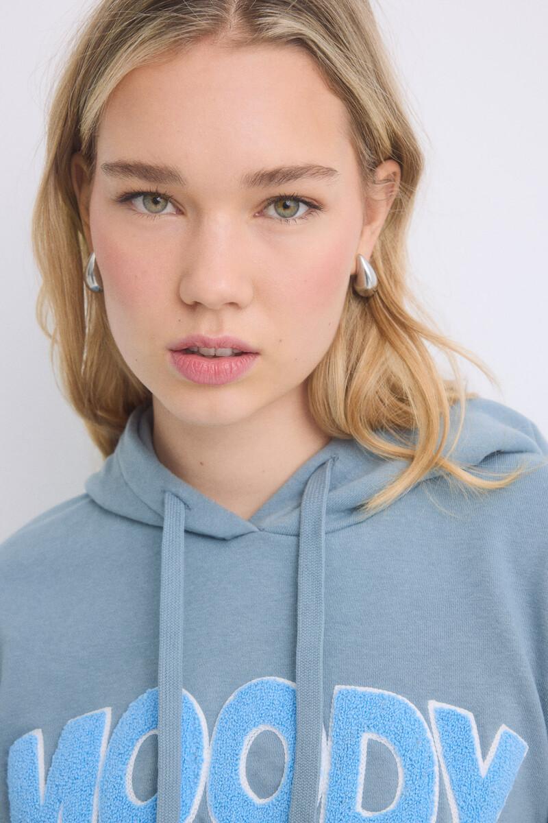 Women'secret Sudadera Capucha Felpa Algodón Gris