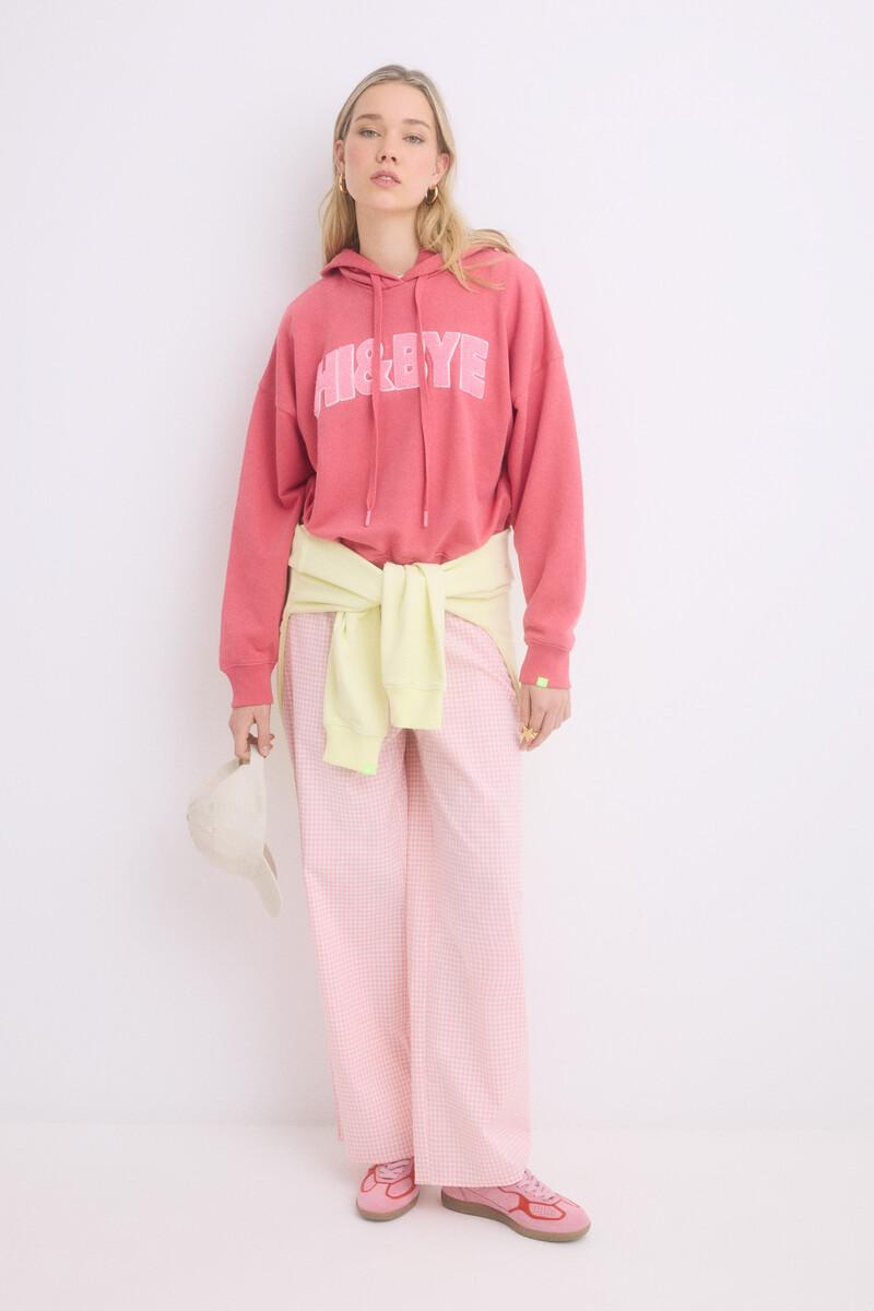 Women'secret Sudadera Capucha Felpa Algodón Rosa