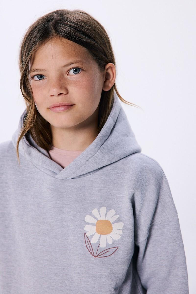 Women'secret Sudadera Capucha Flor Niña