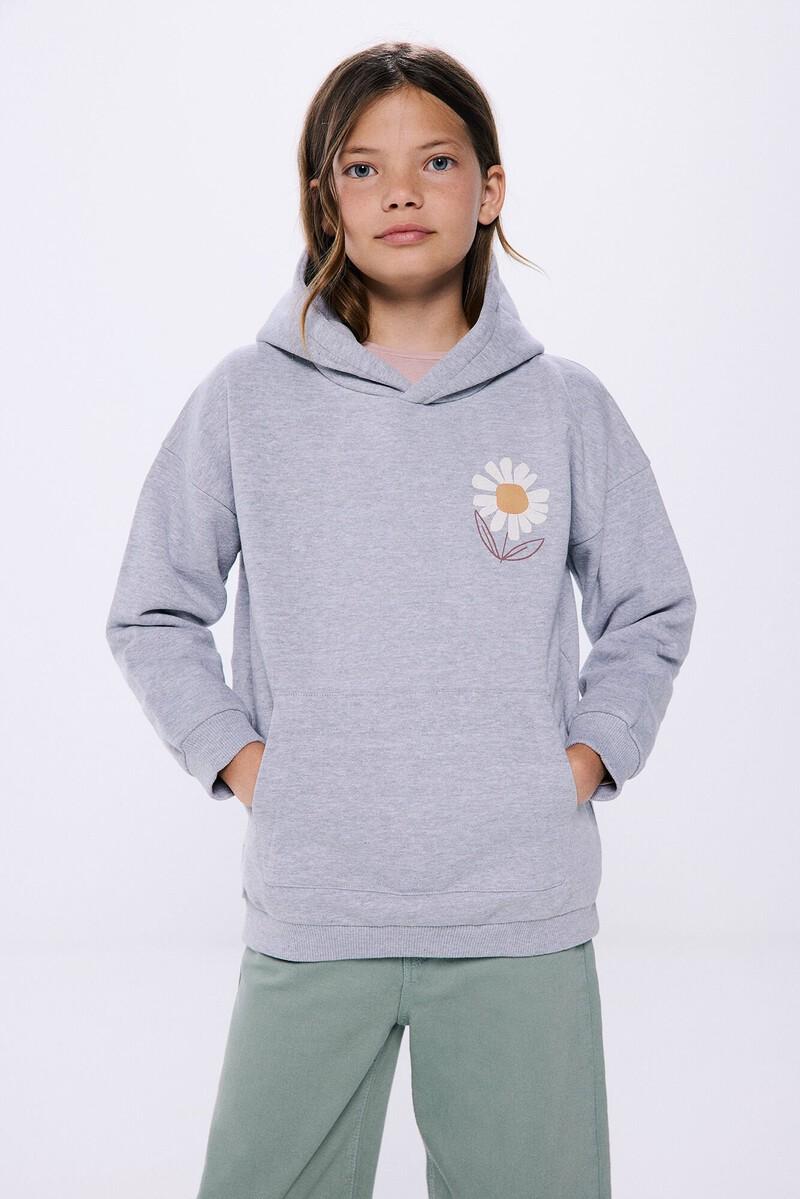 women'secret Sudadera capucha flor niña
