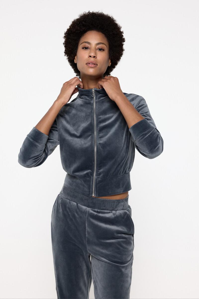 women'secret Sudadera cuello alto terciopelo
