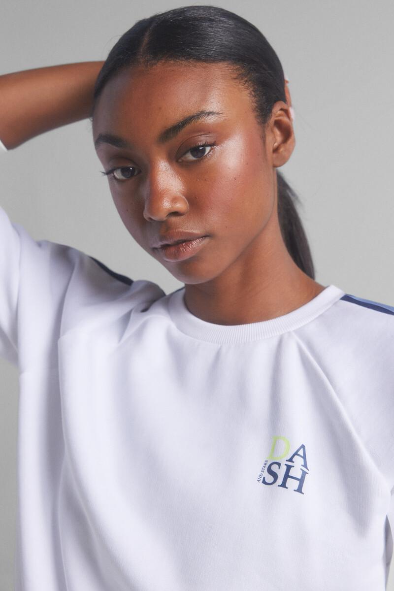 Women'secret Sudadera Felpa 100% Algodón Blanco