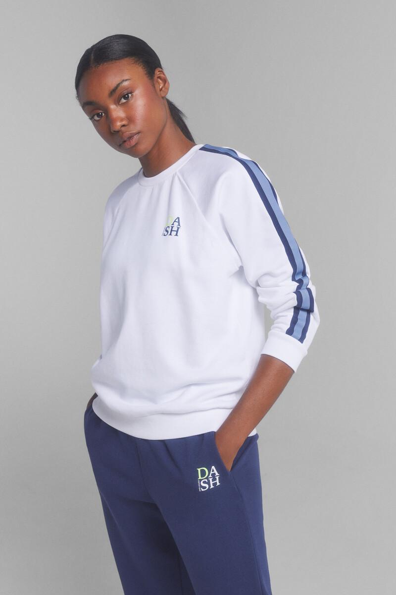 Women'secret Sudadera Felpa 100% Algodón Blanco