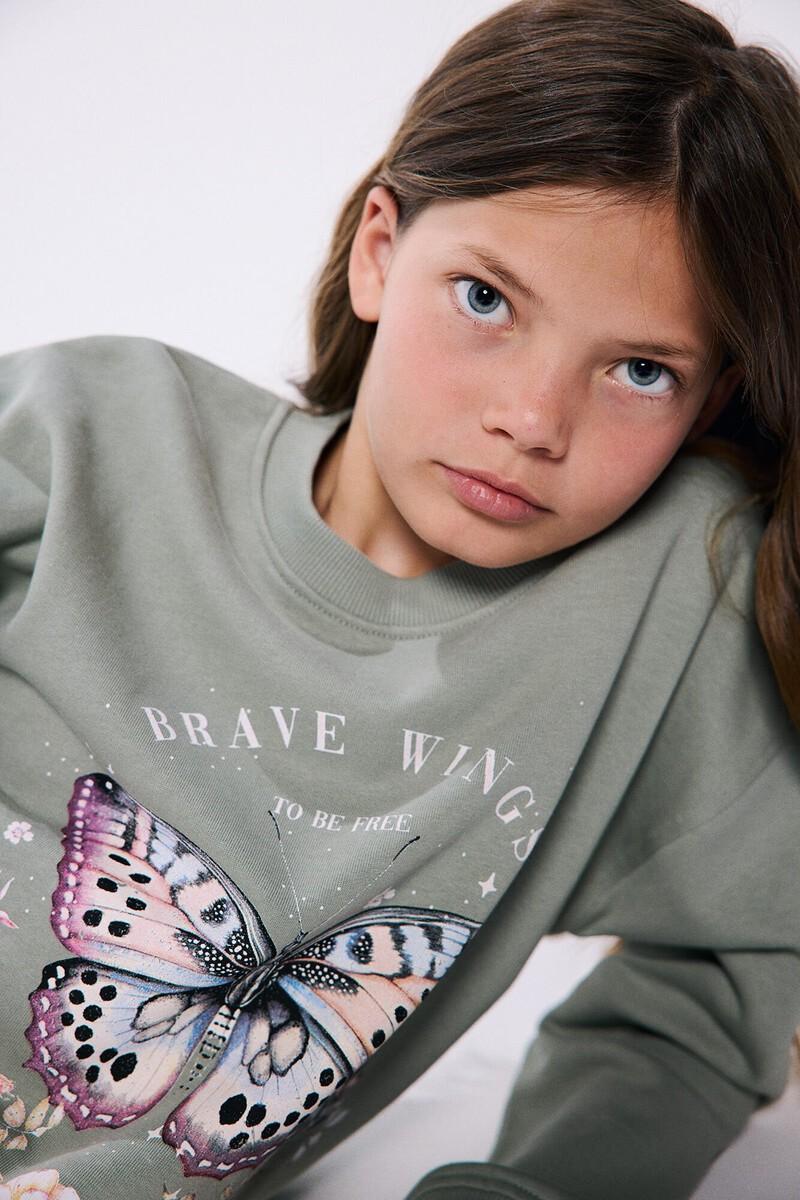 Women'secret Sudadera Mariposa Niña