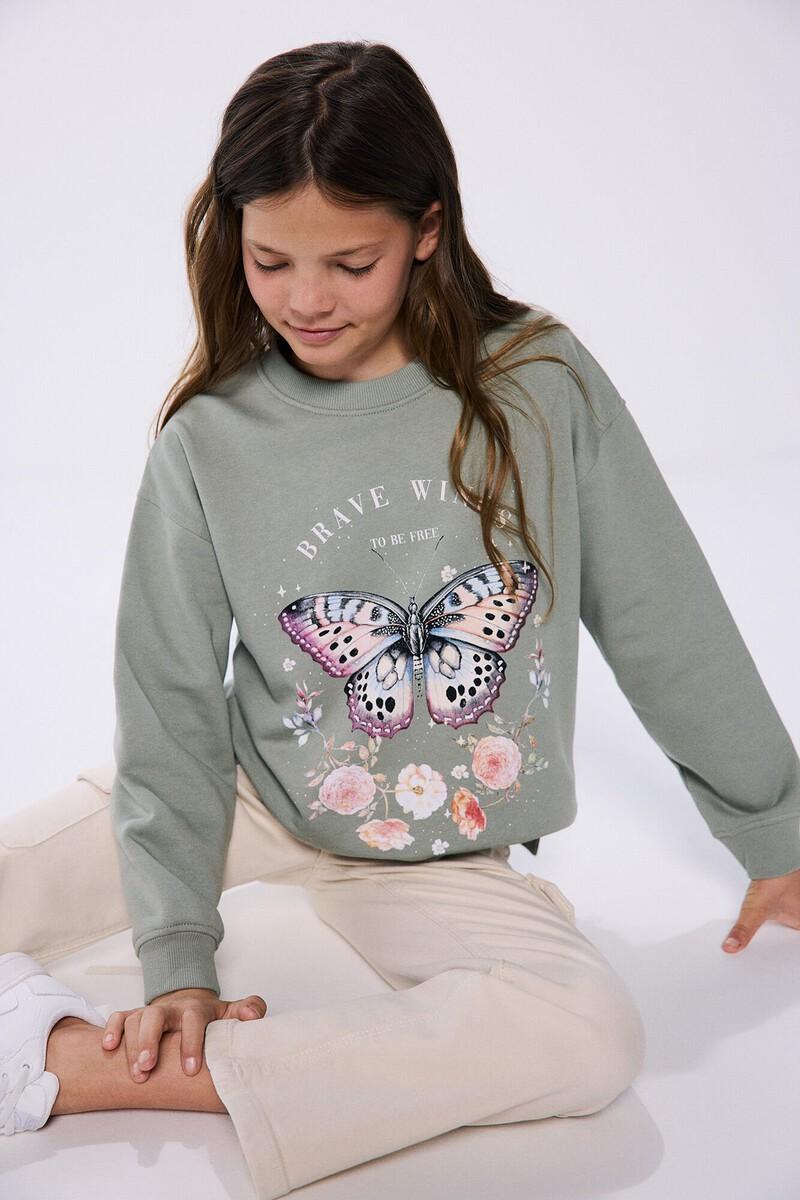 women'secret Sudadera mariposa niña