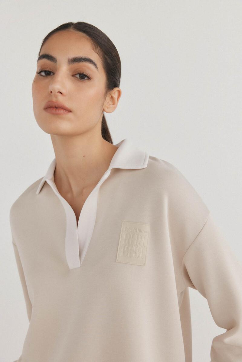 Women'secret Sudadera Soft Touch Cuello Polo
