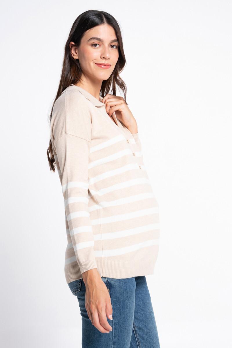 Women'secret Suéter Premamá De Punto Con Rayas