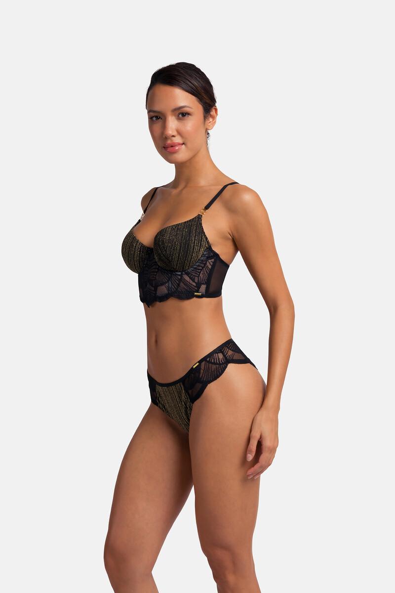 Women'secret Sujetador Bustier Con Relleno Lúrex