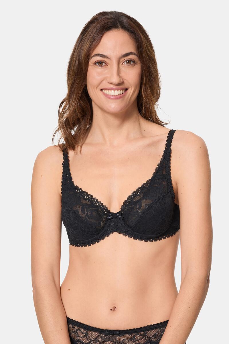 women'secret Sujetador con aros de encaje floral