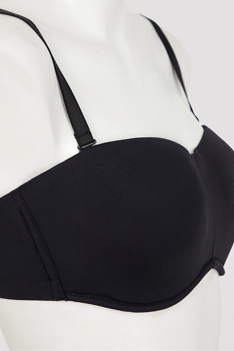 Women'secret Sujetador Con Aros Sin Tirantes Negro