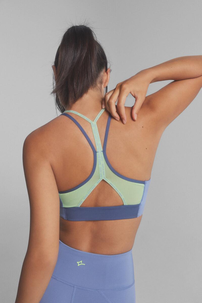 Women'secret Sujetador Deportivo 4D Stretch Azul