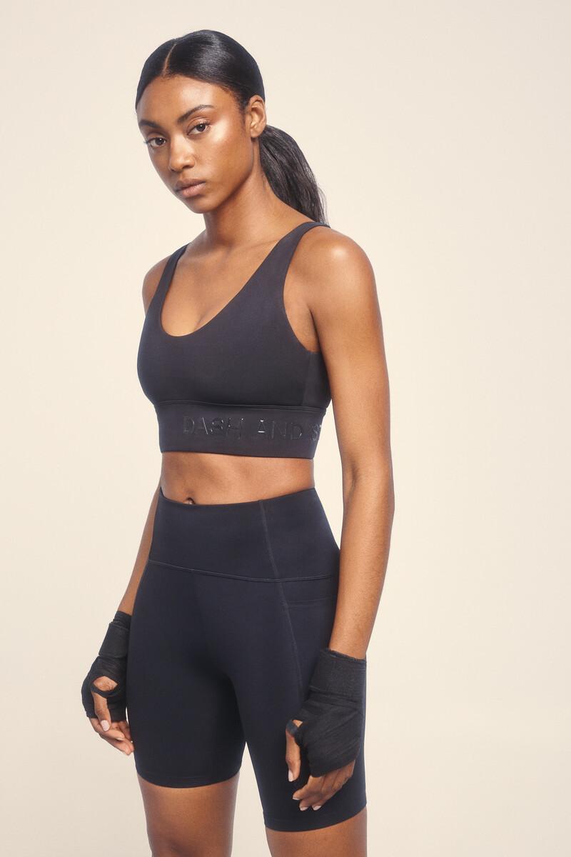 women'secret Sujetador deportivo negro 4D Strecht