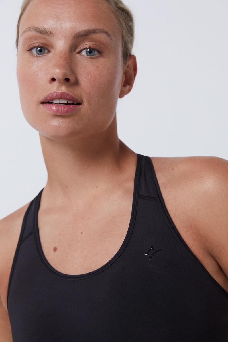 Women'secret Sujetador Deportivo Negro 4D Stretch