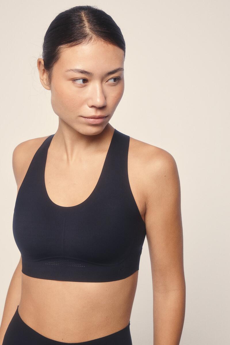 Women'secret Sujetador Deportivo Negro Compressive