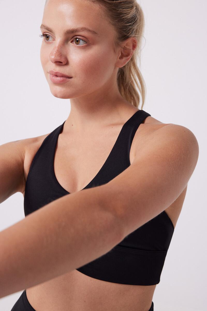 women'secret Sujetador deportivo negro Soft Move