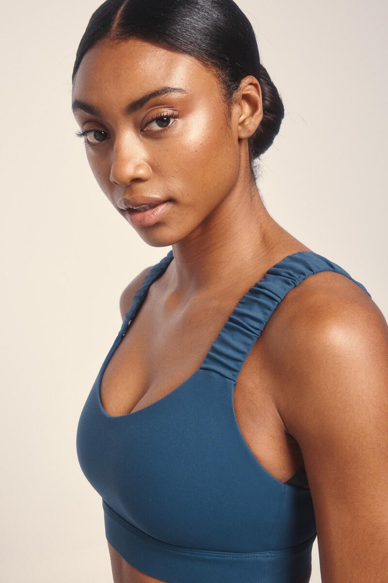 Women'secret Sujetador Deportivo SOFT MOVE Azul