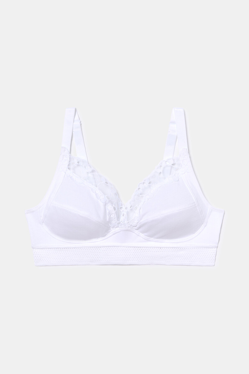 Women'secret Sujetador Sin Aros Algodón Orgánico