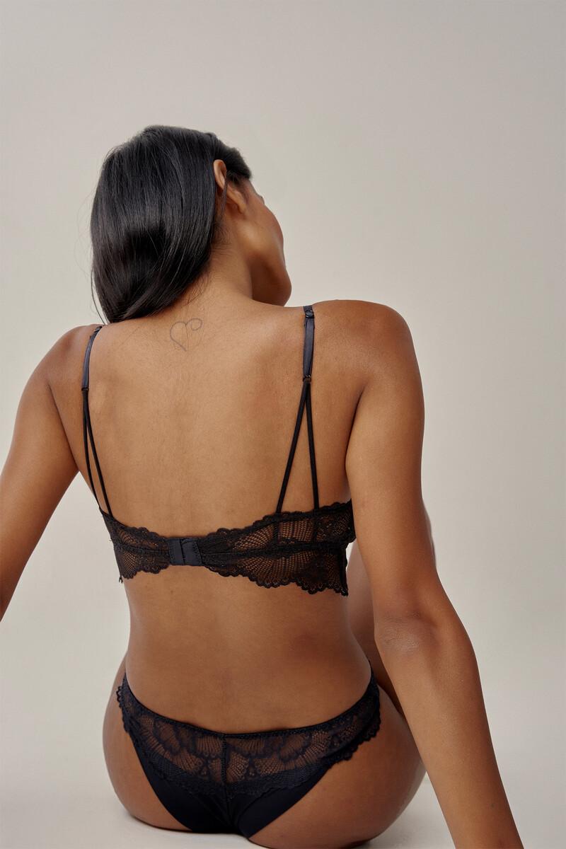 Women'secret Sujetador Triangular Maze - Black