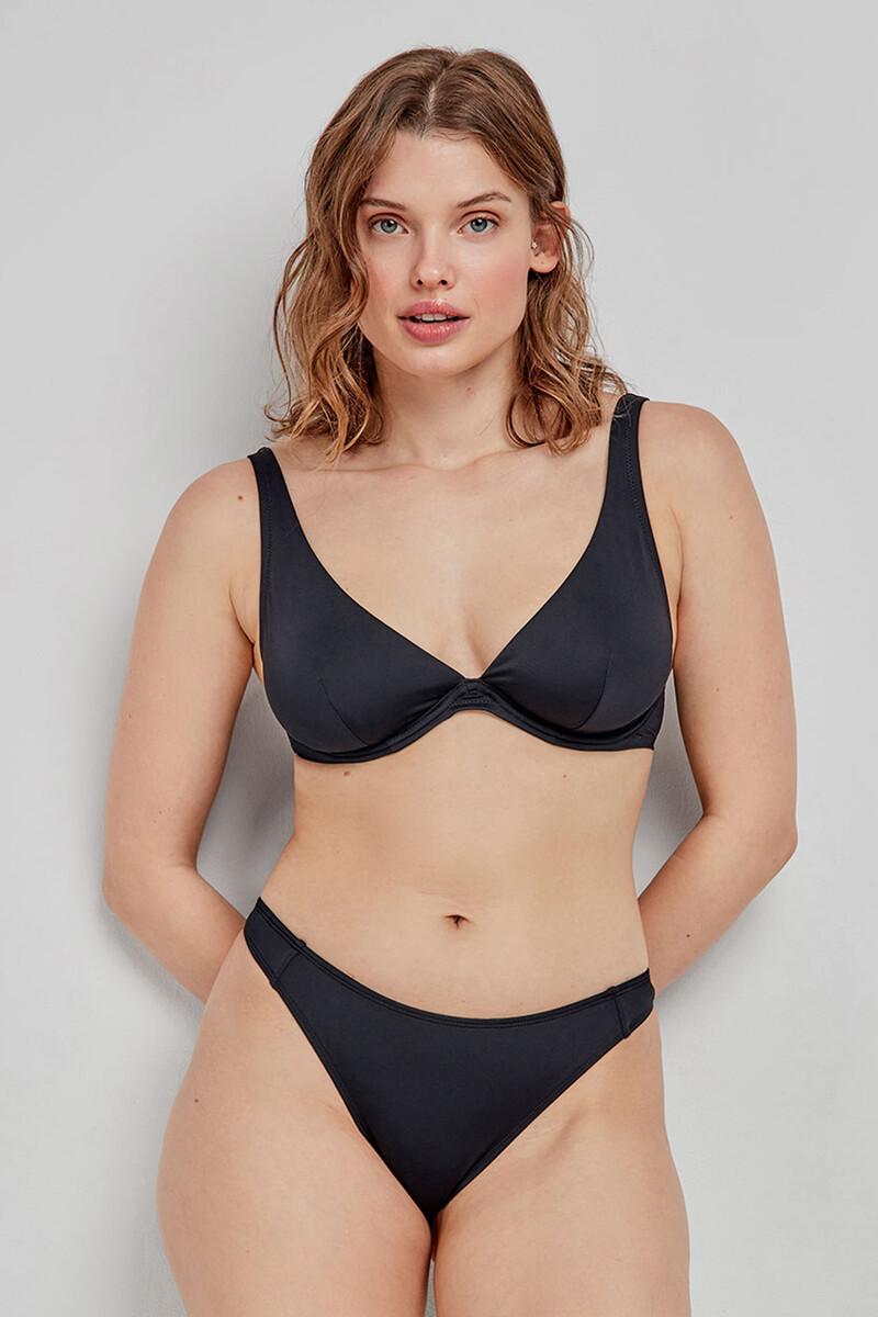 Women'secret Tanga Bikini Negra