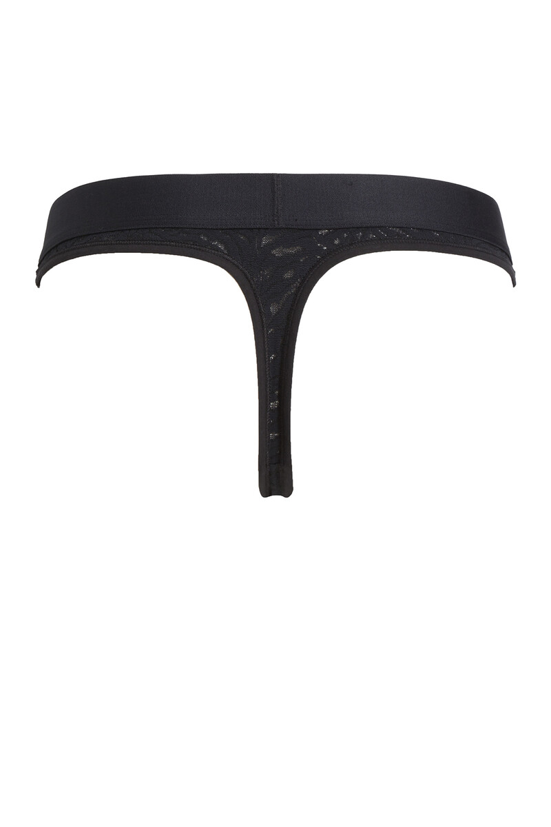 Women'secret Tanga De Encaje Intrinsic