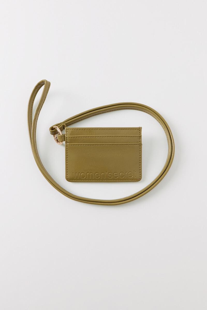 Women'secret Tarjetero Charol Verde