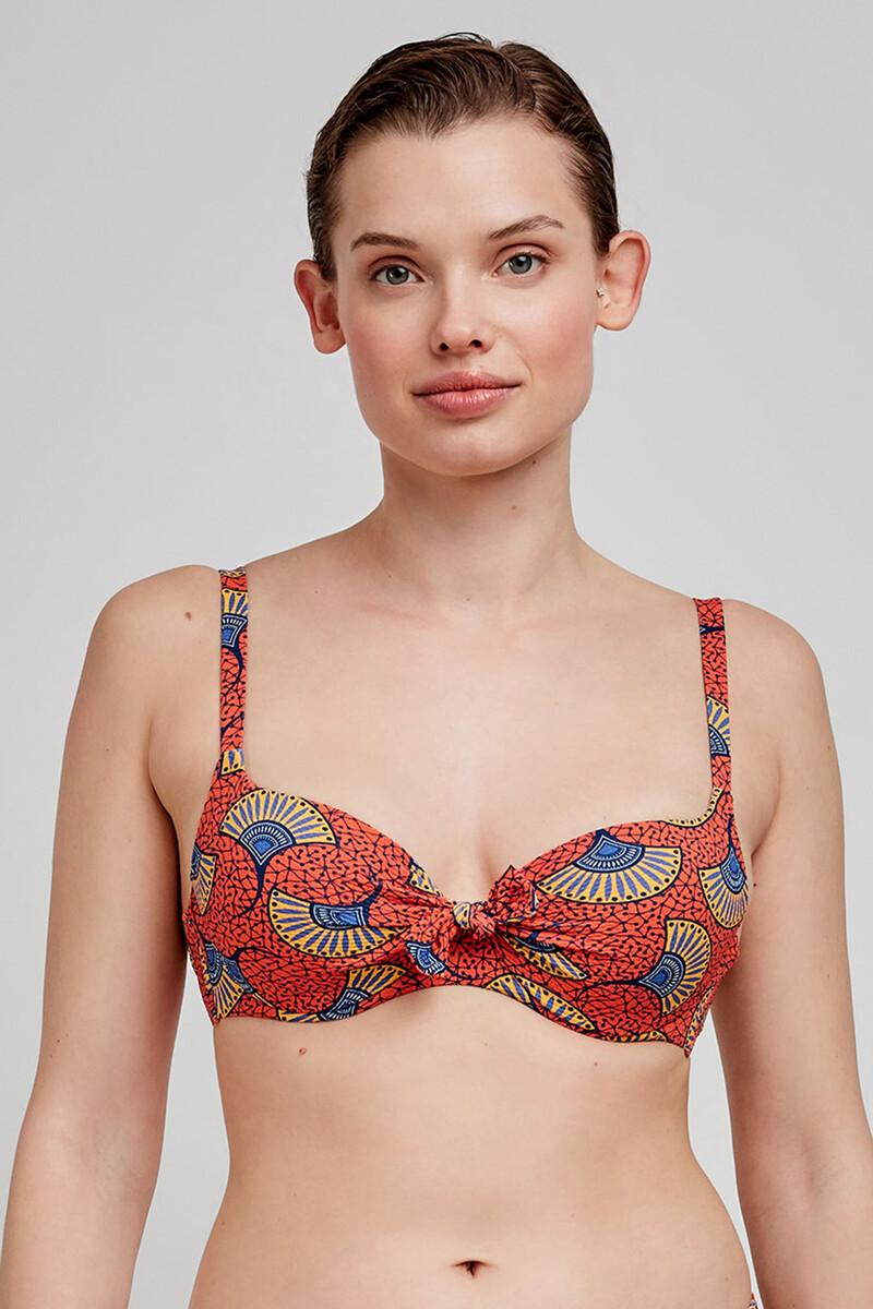 women'secret Top bikini capacidad estampado tribal