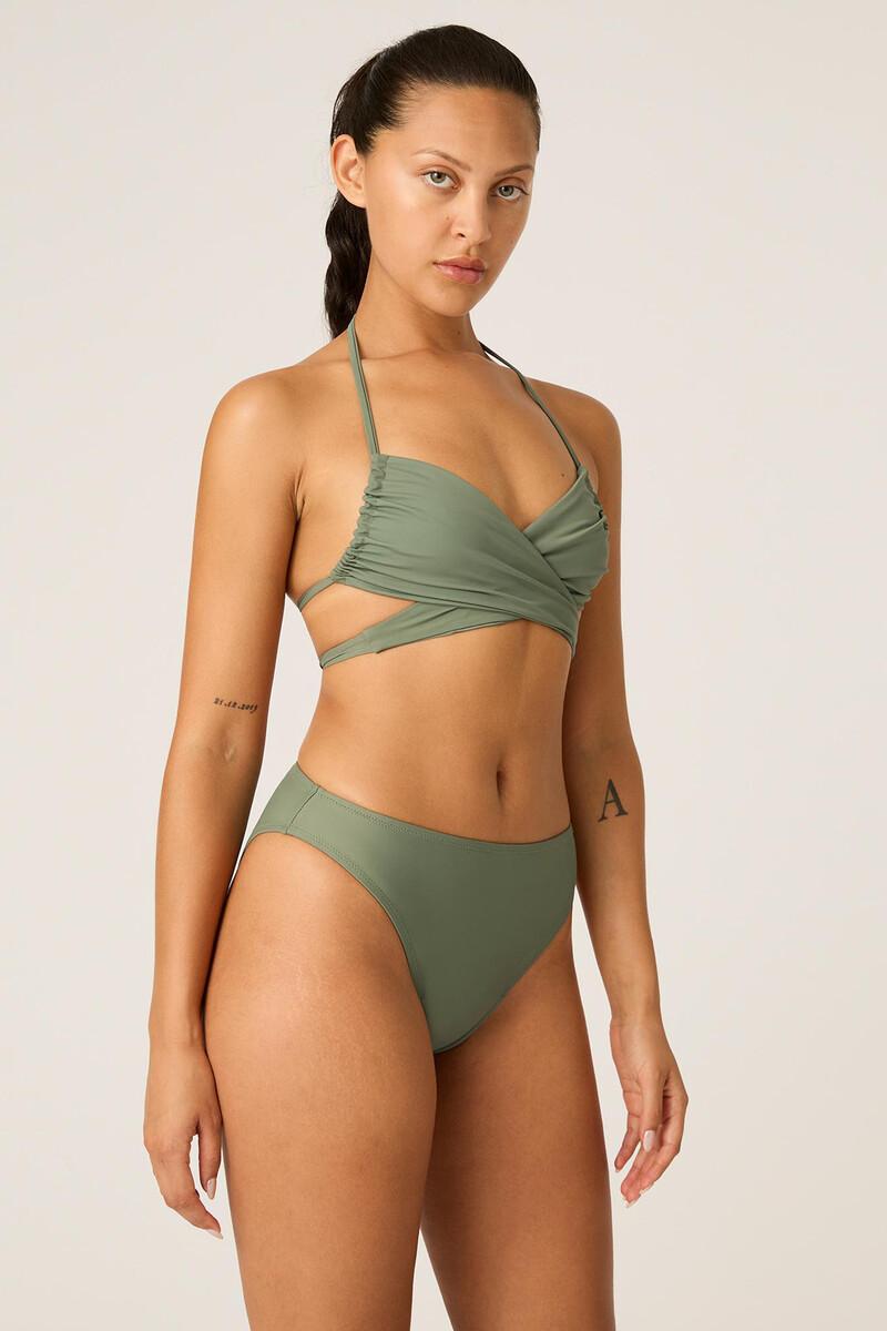 Women'secret Top Bikini Multiposición Oasis Green