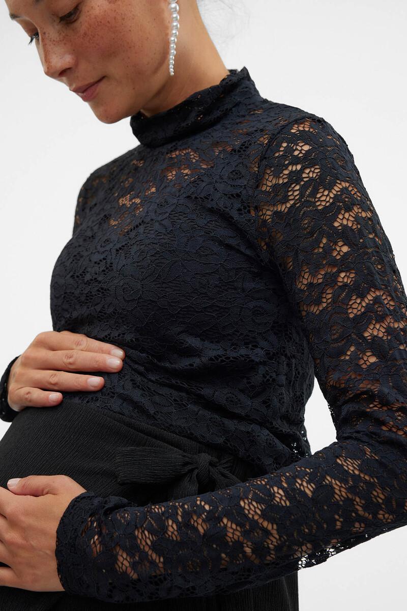 Women'secret Top De Encaje Cuello Alto Maternity