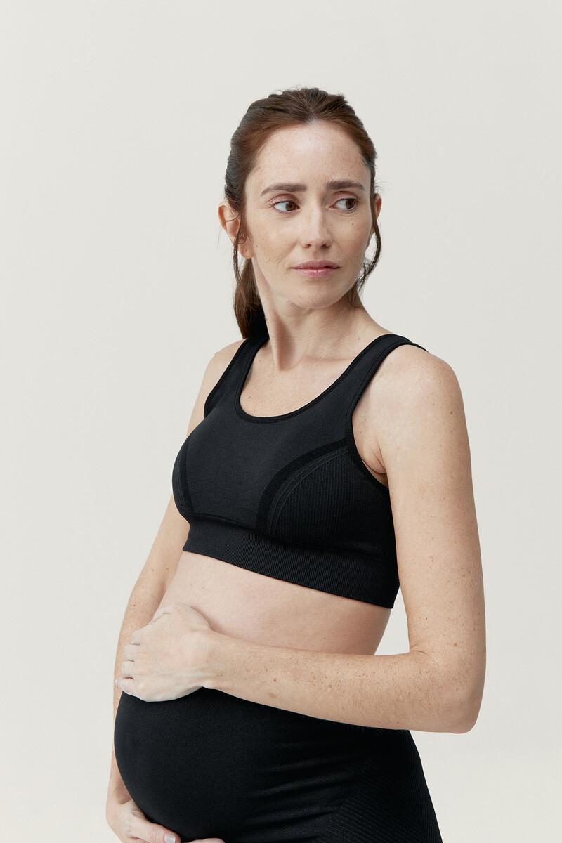 women'secret Top Mommy Line Black