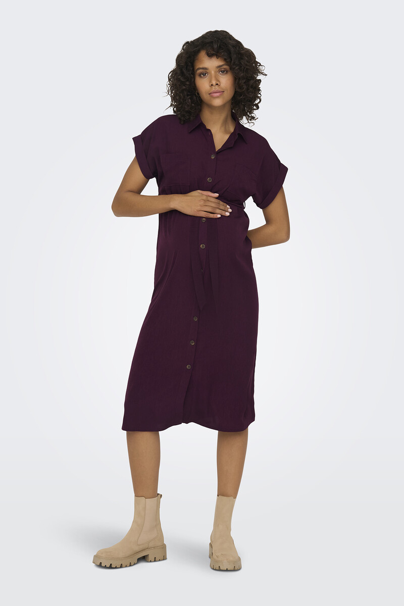 Women'secret Vestido Midi Camisero Maternity