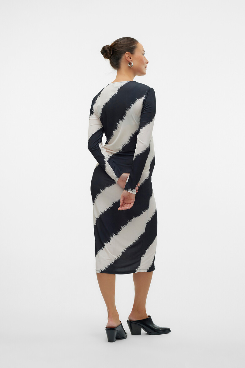Women'secret Vestido Midi De Manga Larga Maternity