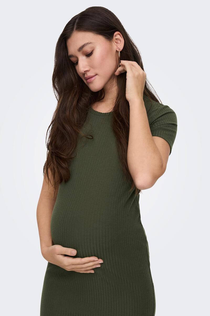 Women'secret Vestido Midi Manga Corta Maternity