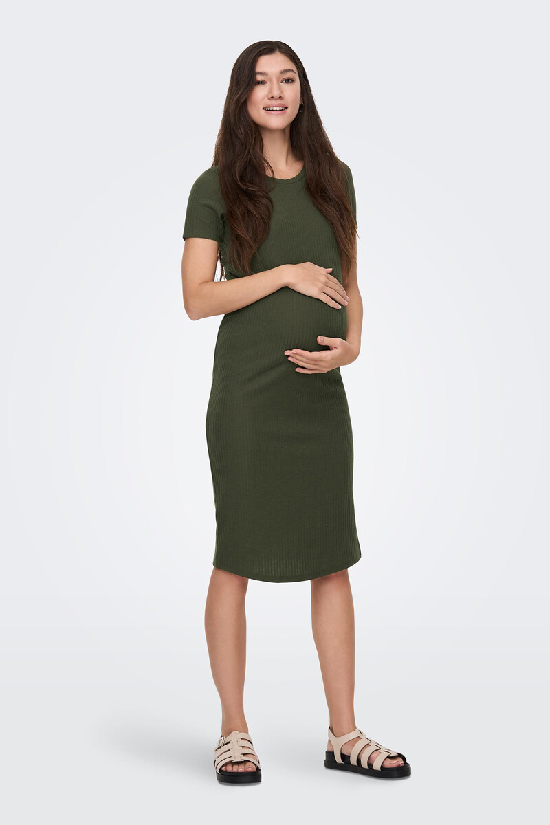 women'secret Vestido midi manga corta maternity