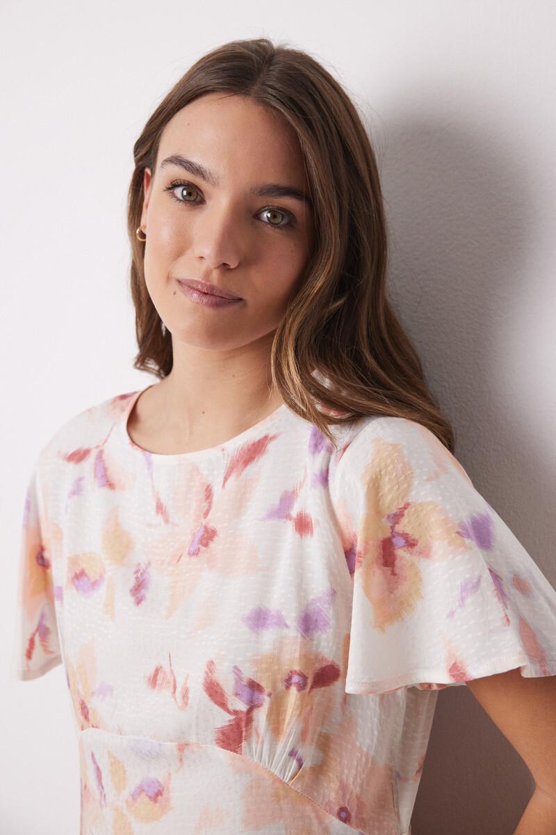 Women'secret Vestido Midi Viscosa Allover Flores