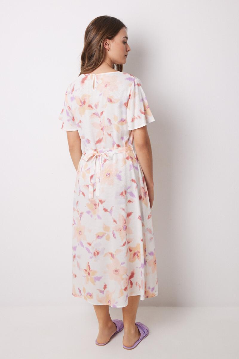 Women'secret Vestido Midi Viscosa Allover Flores