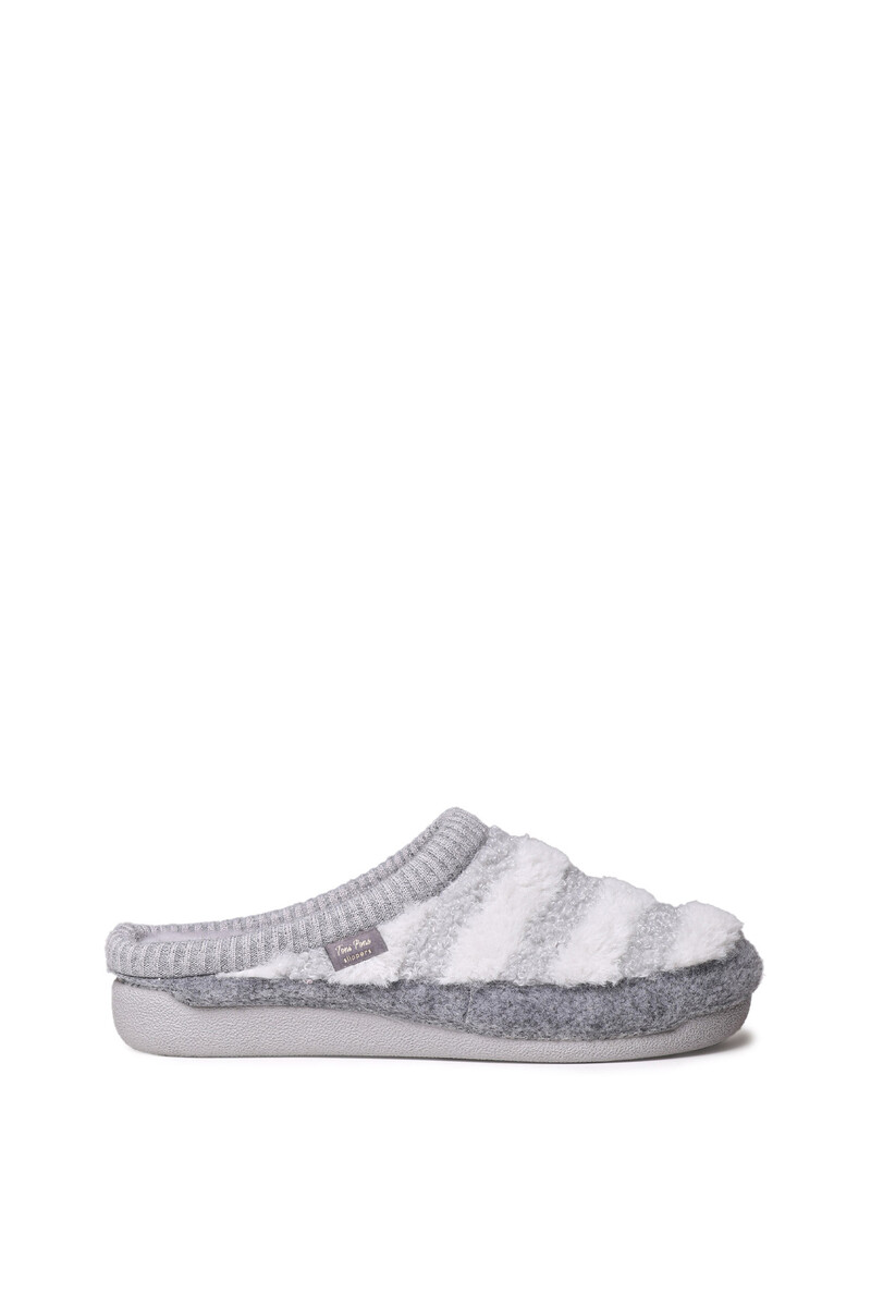 women'secret Zapatilla casa tipo zueco fieltro