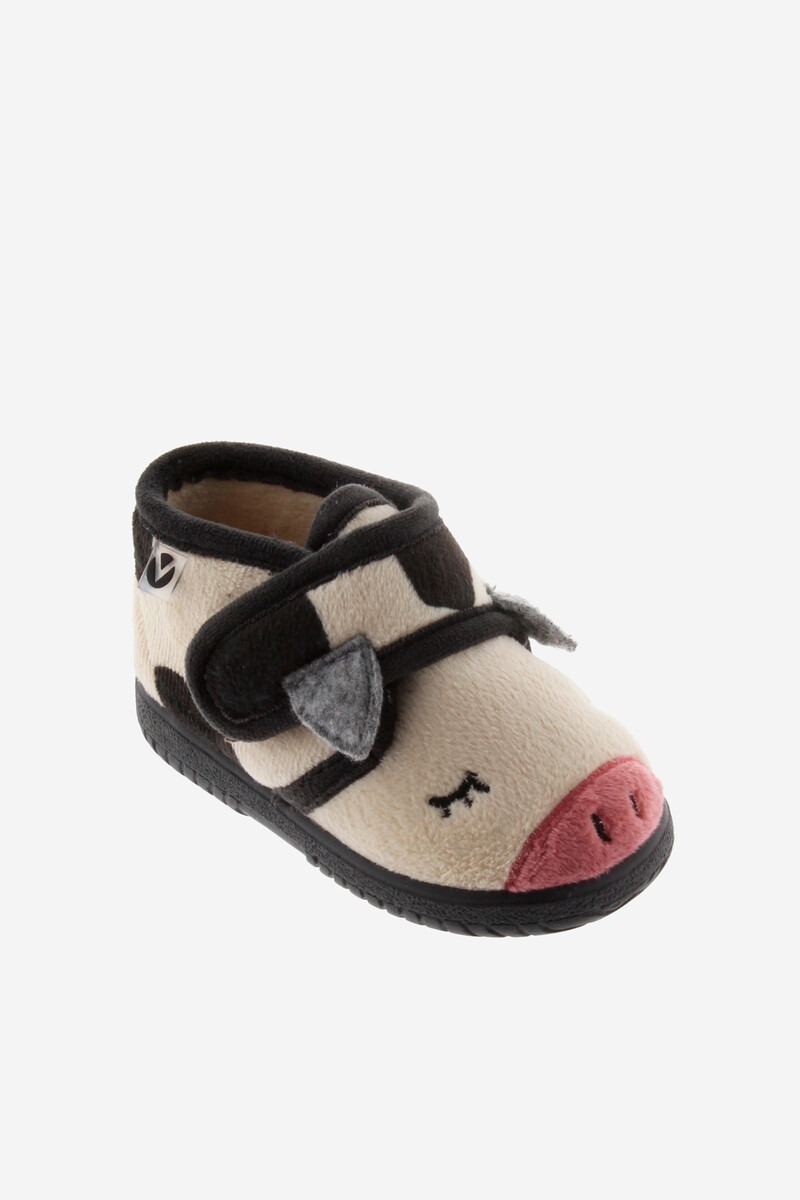 women'secret Zapatilla de casa con detalle vaca