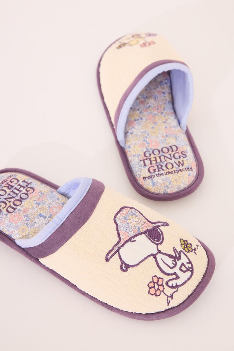 women'secret Zapatillas casa amarillo Snoopy