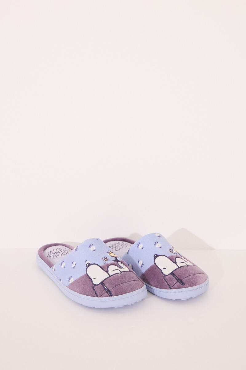 women'secret Zapatillas casa lila Snoopy