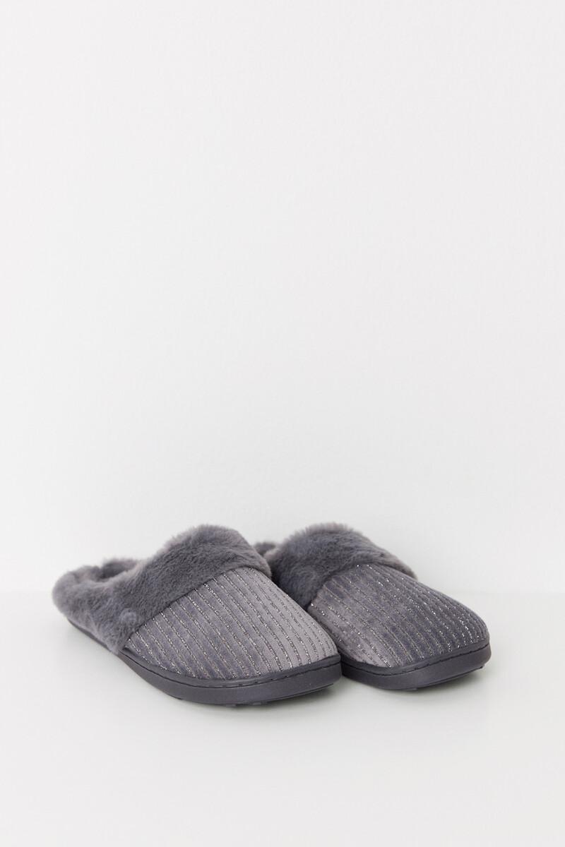 Women'secret Zapatillas Casa Pelo Marengo Lurex