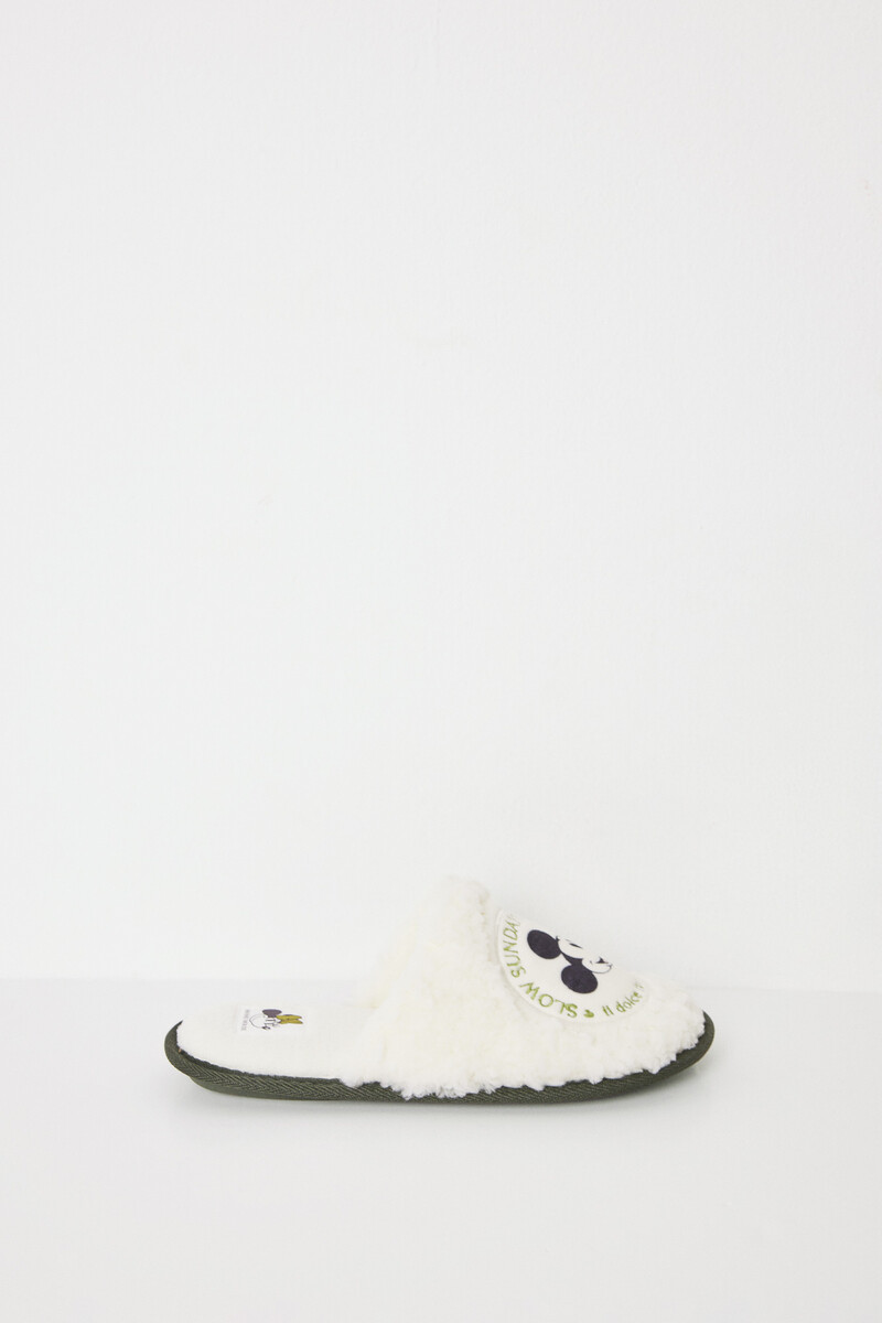 Women'secret Zapatillas Casa Pelo Mickey Mouse