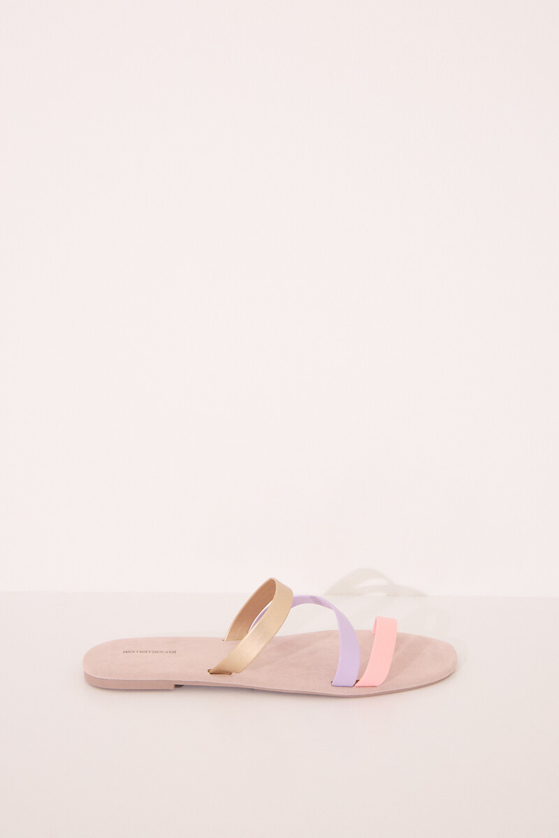 Women'secret Zapatillas Casa Tiras Cruzadas